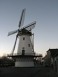 Stellendam windmolen Korenlust vanaf het zuiden